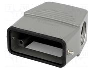 Enclosure: for HDC connectors; size 10A; for cable; for latch MOLEX