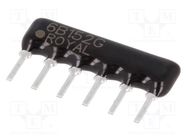 Resistor network: Y; THT; 1.5kΩ; ±2%; 0.2W; No.of resistors: 3; 100V ROYALOHM