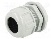 Cable gland; PG29; IP68; polyamide; dark grey; UL94V-2; GWconnect 