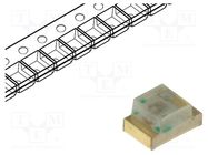 LED; SMD; 0805; green; 110÷300mcd; 2x1.25x1.1mm; 120°; 20mA; 102.5mW KINGBRIGHT ELECTRONIC