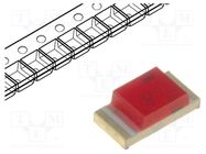 LED; SMD; 1206; red; 5÷12.5mcd; 3.2x1.6x1.1mm; 120°; 20mA; λd: 625nm KINGBRIGHT ELECTRONIC