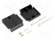 Enclosure: for D-Sub adapters; D-Sub 15pin; Locking: screws 