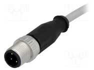 Connector: M12; plug; PIN: 4; male; A code-DeviceNet / CANopen HARTING