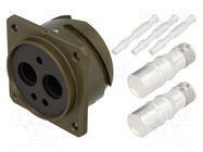 Connector: military; socket; female; PIN: 5(2+3); size 32; VG95234 AMPHENOL AIR