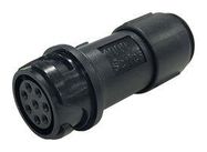 CIRCULAR CONNECTOR, PLUG, 10POS, CABLE