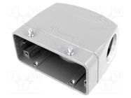 Enclosure: for HDC connectors; size 16B; for cable; high; angled MOLEX