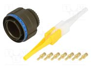 Connector: military; plug; male; PIN: 6; size 17; aluminium alloy AMPHENOL AIR