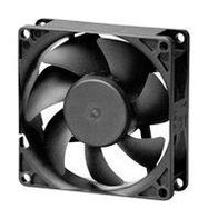 AXIAL FAN, 80MM, 12VDC, 33CFM, 28DBA