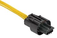 CONNECTOR HOUSING, RCPT, 4POS