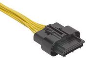 CONNECTOR HOUSING, RCPT, 10POS