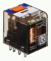 POWER RELAY, DPDT, 12A, 240VAC, SOCKET