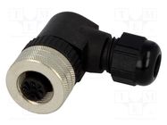 Connector: M12; plug; PIN: 4; female; A code-DeviceNet / CANopen MOLEX