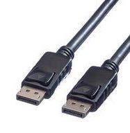 CABLE, DISPLAYPORT PLUG-PLUG, BLK, 1.5M