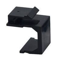 SOCKET COVER, RJ45 JACK, BLK, 10PC/SET