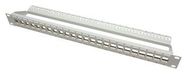 PATCH PANEL, RJ45, KEYSTONE, 24PORT, GRY