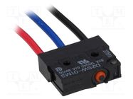 Microswitch SNAP ACTION; 0.1A/125VAC; 0.1A/30VDC; without lever OMRON Electronic Components