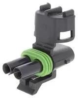 HOUSING, RCPT, 2POS, 20A, BLACK