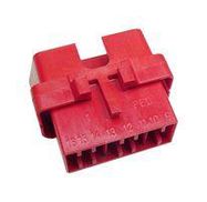 HOUSING, PLUG, 16POS, 14A, PBT, RED