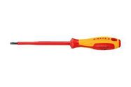 SLOTTED SCREWDRIVER, TIP 4MM, 202MM