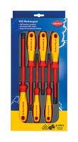 SCREWDRIVER SET, SLOTTED/PHILLIP, 6PC