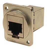 FEED THROUGH CONN, RJ45 JACK, 8POS