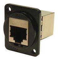 FEED THROUGH CONN, RJ45 JACK, 8POS