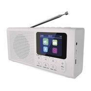 Portable radio with Bluetooth, MP3, DAB / DAB+ / FM, white, EMOS