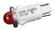 PANEL INDICATOR, RED, 12V, 12.7MM