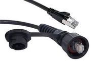 SEALED ENET, RJ45, PLUG, 8POS, CABLE