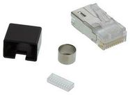 CONNECTOR, RJ50, PLUG, 10P10C, CRIMP