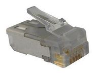 CONNECTOR, RJ11, PLUG, 6P6C, CRIMP