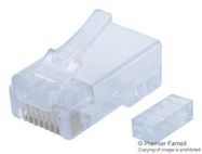 CONNECTOR, RJ45, PLUG, 8P8C, CRIMP