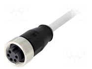 Connector: 7/8"; plug; 1.5m; female; PIN: 5; straight; with lead; PVC HARTING