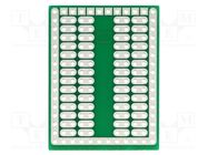 Board: universal; single sided,prototyping; W: 31.75mm; L: 42.54mm ROTH ELEKTRONIK GMBH