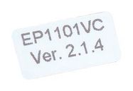 LABEL, POLYESTER, SILVER, 69.9 X 31.8MM