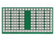 Board: universal; single sided,prototyping; W: 24.76mm; L: 46.99mm ROTH ELEKTRONIK GMBH