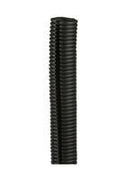 SPLIT CORRUGATED LOOM, PE, 39.1MM, BLK