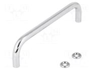 Holder; chromium plated steel; chromium plated; H: 35mm; GN 425 ELESA+GANTER