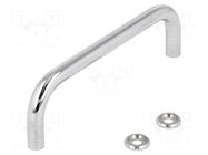 Holder; chromium plated steel; chromium plated; H: 35mm; GN 425 ELESA+GANTER
