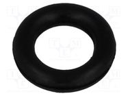 O-ring gasket; NBR caoutchouc; Thk: 1.78mm; Øint: 4.6mm; black 