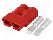 Connector: wire-wire; plug; hermaphrodite; PIN: 2; for cable; red ENCITECH