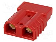 Connector: wire-wire; plug; hermaphrodite; PIN: 2; for cable; red ENCITECH