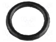 O-ring gasket; NBR caoutchouc; Thk: 0.5mm; Øint: 2.8mm; black 