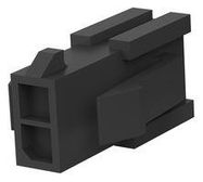 PLUG HOUSING, 8POS, NYLON 66/6, BLACK