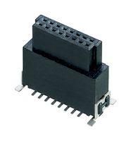 CONNECTOR, RCPT, 16POS, 2ROW, 1.27MM