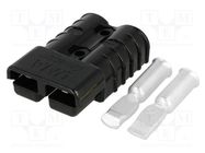 Connector: wire-wire; plug; hermaphrodite; PIN: 2; for cable; black ENCITECH