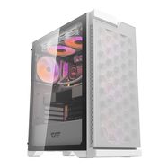 Darkflash DK361 computer case + 4 fans (white), Darkflash