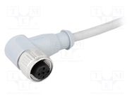 Connector: M12; plug; PIN: 4; female; A code-DeviceNet / CANopen CONEC