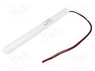 Re-battery: Ni-MH; AA; 4.8V; 1600mAh; leads 250mm; Ø16.5x204mm CELLEVIA BATTERIES