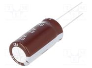 Capacitor: electrolytic; THT; 3300uF; 16VDC; Ø12x25mm; Pitch: 5mm SAMWHA